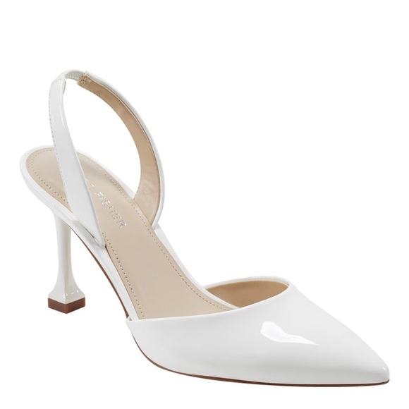 NWOB!! Marc Fisher - HADYA SLINGBACK PUMP - White - Size 11 - Picture 1 of 9